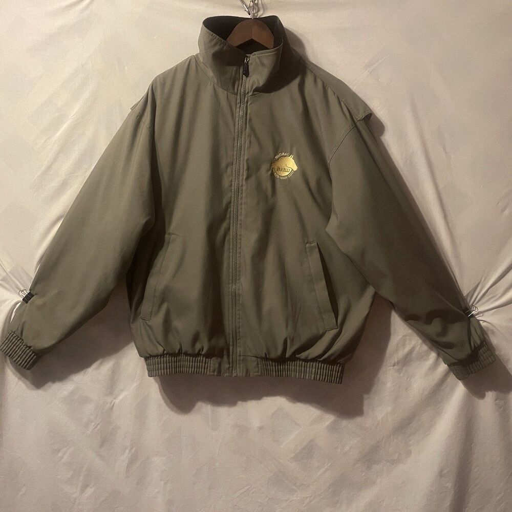 VTG PARELLI Success with Horses Tour 2002 OUTER BANKS Embroidered Jacket L Y2K